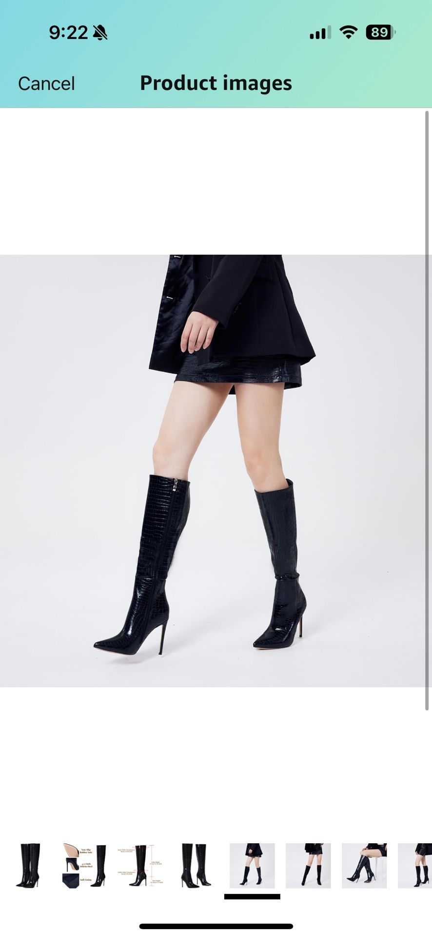 Black Heeled Boots