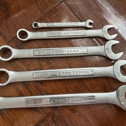 like new of Craftsman set of Combination Wrench