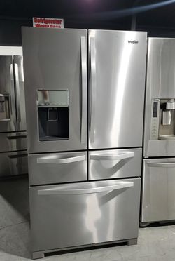 Whirlpool 4-Door Stainless Steel Refrigerator
