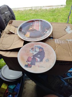 Norman Rockwell Plates