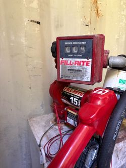 Weather guard Transfer Tank + Fill-Rite fuel pump