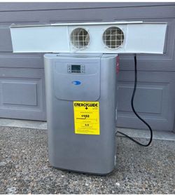 Portable air conditioner Whynter ARC-122DHP Dual Hose Digital Portable AC 7000-7999 BTU Silver