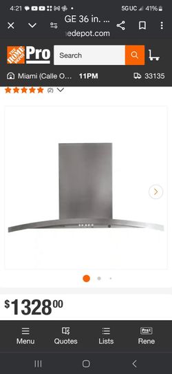 Wall Vent Hood New