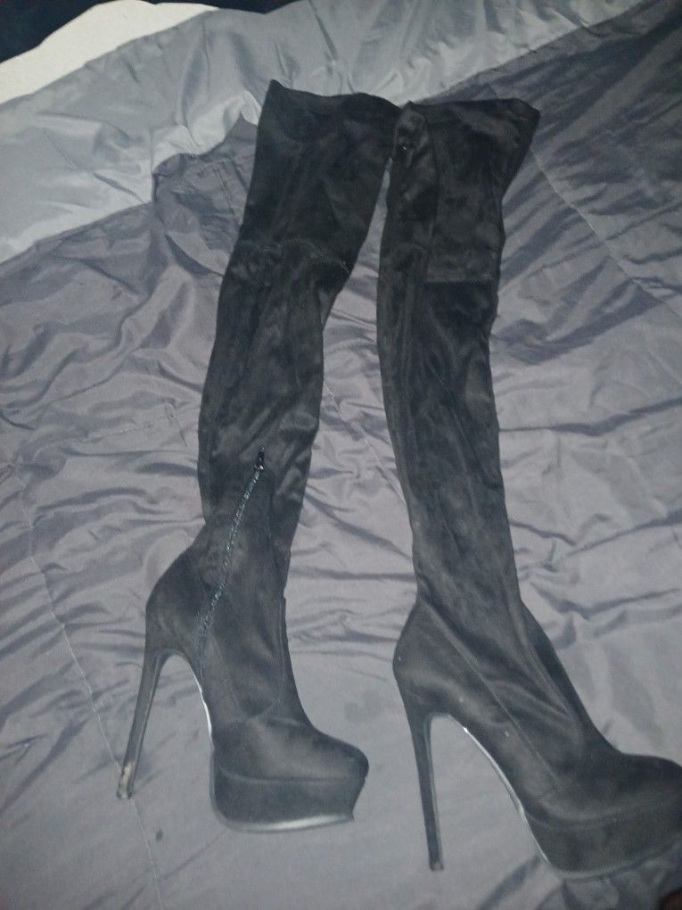 Black High Boots