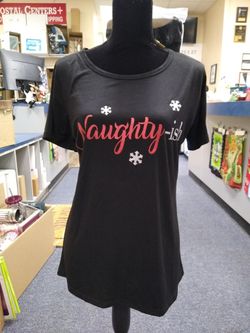Xmas Naughty-ish Top Size L/XL