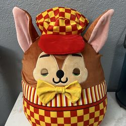 Squishmallow  Knotts Berry Farm Exclusive Plush.  Size approximately 16 inches tall.  Preowned excellent condition has been sitting on display in a ca