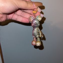 Rhinestone Mickey Keychain 
