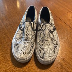 Used Vans Snakeskin Slip On