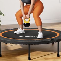 NEW Trampoline, Collapsible Fitness Trampoline, Exercise Rebounder for Adult & Kids, Indoor Outdoor !