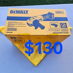 $130 Dewalt 4.5" Grinder Paddle switch 20-Volt (Tool-Only) model DCG408B