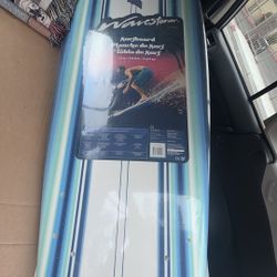 WAVESTORM 5'8" RETRO FISH SURFBOARD New Softtop Surfboard - Includes fins