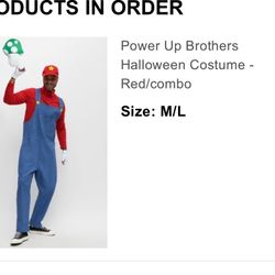 Power Up Brothers Halloween Costume 