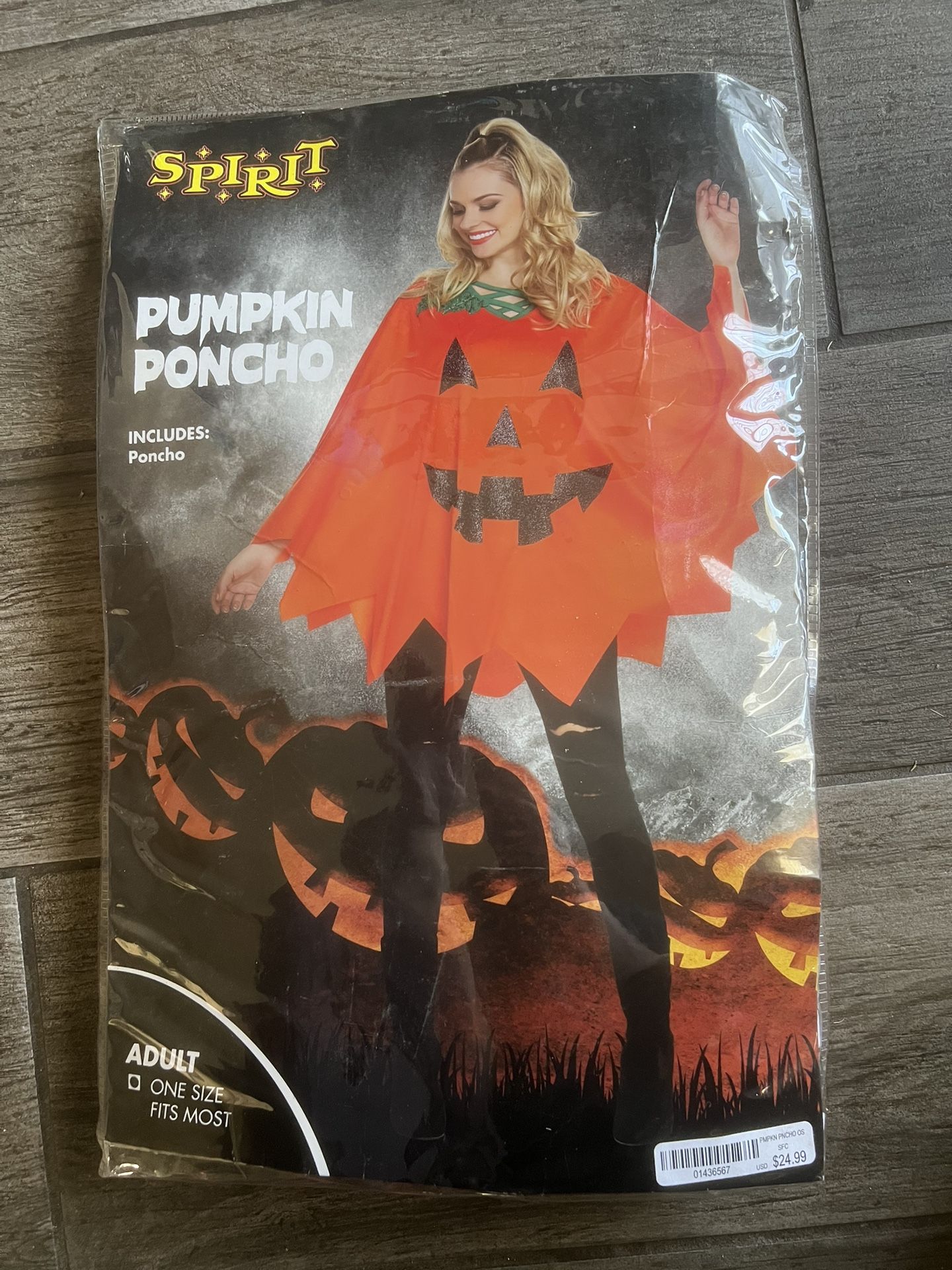 Costume Pumpkin Poncho