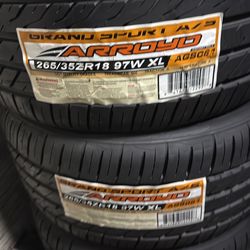 265/35/18 Arroyo tires 🛞 $120 tires