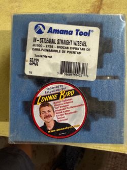 Amana Tool In-Stile/Rail Straight w/Bevel Bit Set