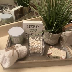 Tray Arrangements Bathroom Laundry Room Coffee Table 