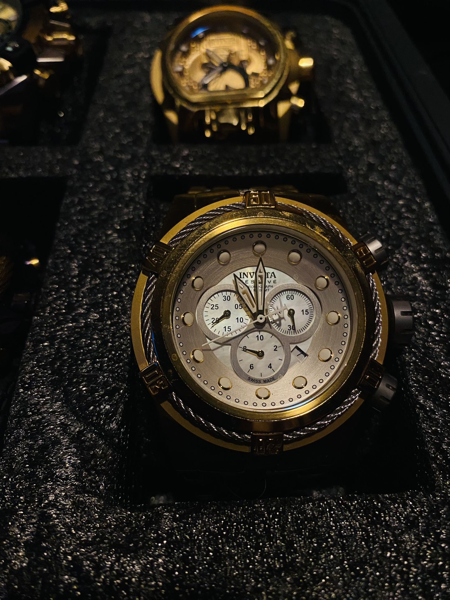 invicta private reserve time piece men’s watch