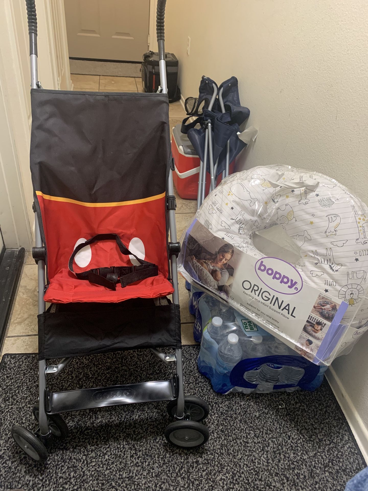 Stroller And Boppy Pillow