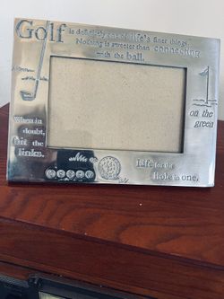 3 1/2” X 5 1/2” Picture Frame For Golf / Golfers 