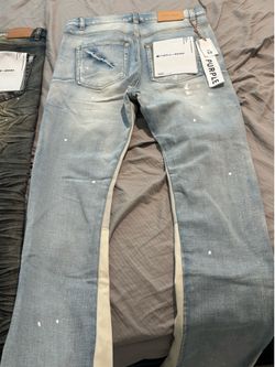 Purple jeans