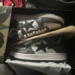 Bapesta ‘black Snakeskin’