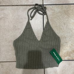 Tie Back Halter Top