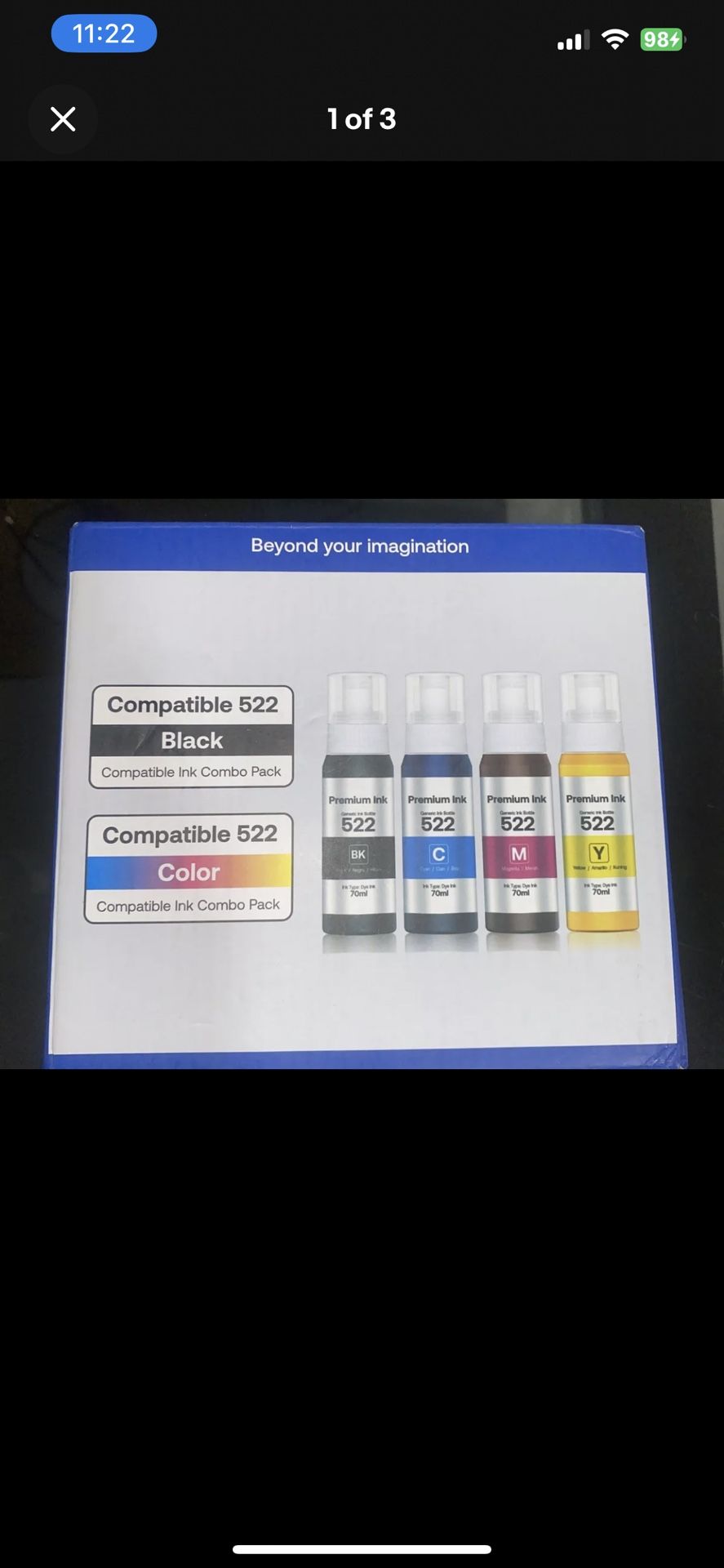 T522 Compatible Refill Ink 10 Et 4700 Ecotank Printer Premium Ink