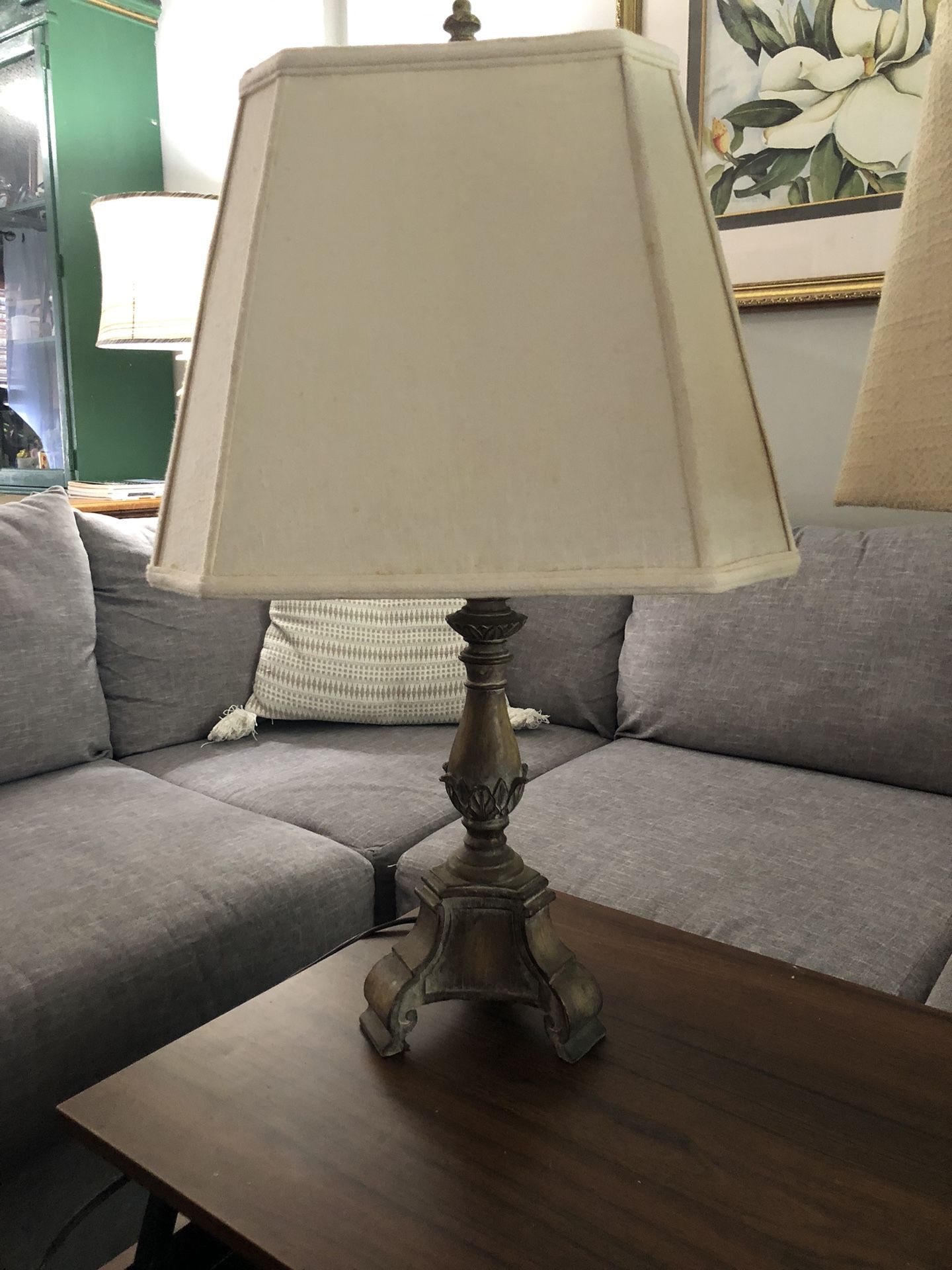 Pair of beautiful lamps can be for bedroom, living room office