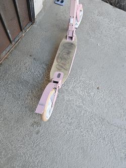 Pink And White Scooter Skidee