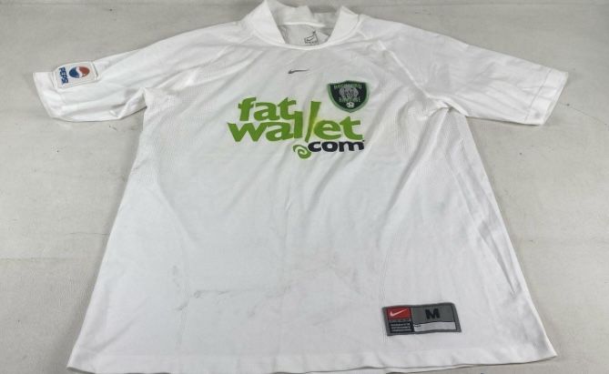 Rockford Rampage MISL Soccer Nike Medium XSL PASL Indoor M Adult White Jersey US