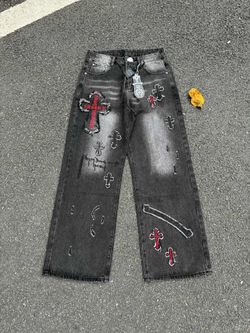 Chrome HeartsMen’s Jeans 2026 New