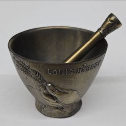 Louis Hébert Bronze Mortar and Pestle