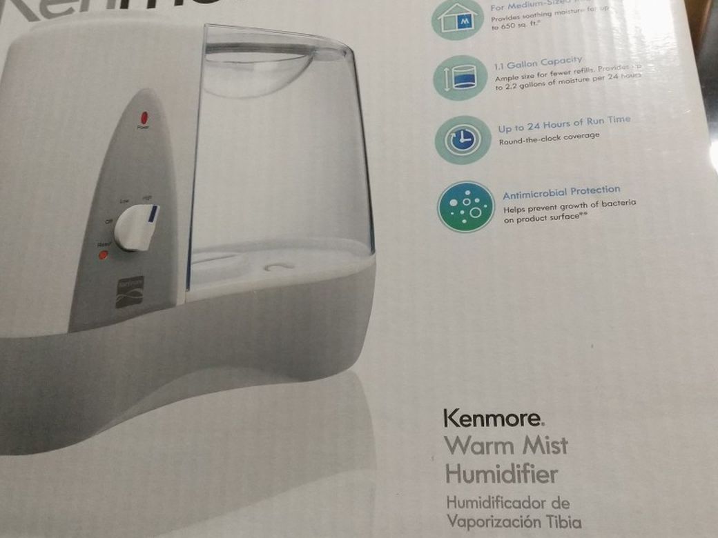 Warm Mist Humidifier Brand New In Box