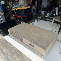  Coffee Table - Wooden Furniture Set