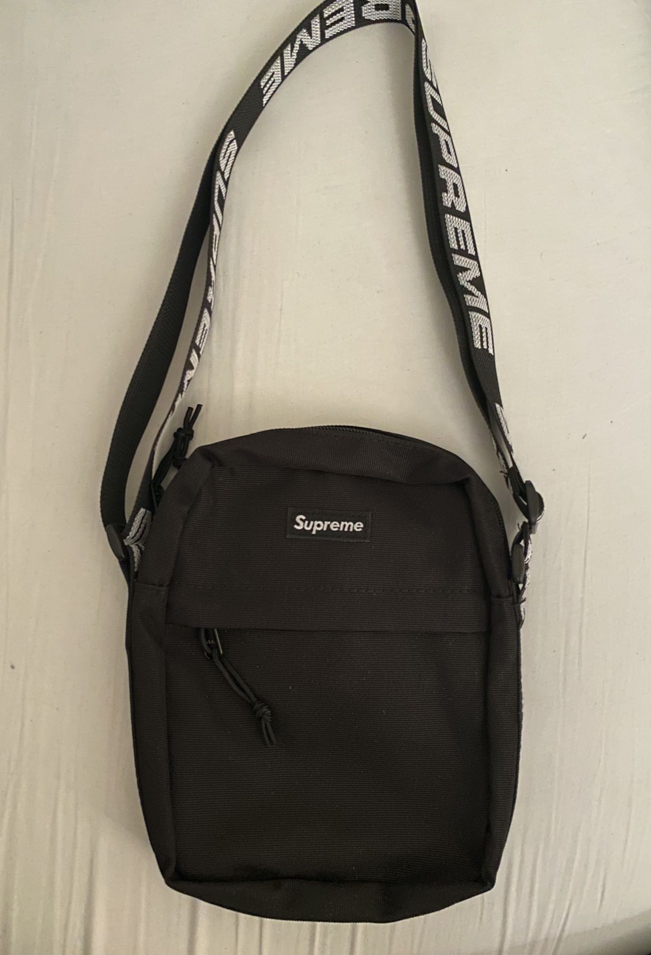 Black Supreme Shoulder Bag Ss18