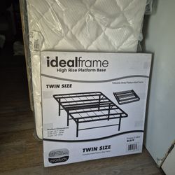 Twin Size Bed With Metal Bed Frame