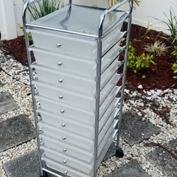 Rolling Cart With Drawers