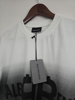 Balenciaga White Graphic T-Shirt
