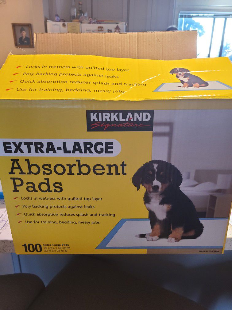 Box Of Puppy Pads From Costco