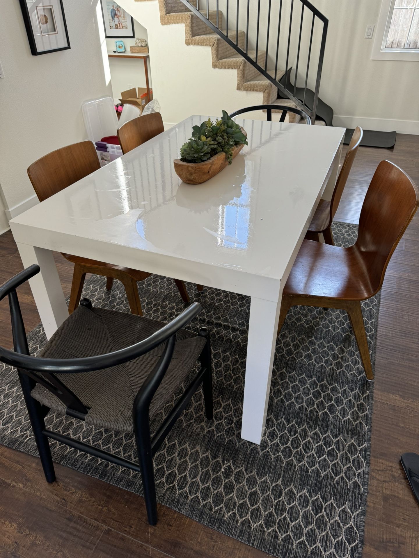 West Elm Dining Table Set