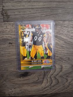 Upper Deck Brett Keisel Pittsburgh Steelers Football Card