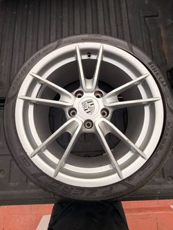 OEM PORSCHE 19”/20” STAGGERED WHEELS + PIRELLI P ZERO TIRES