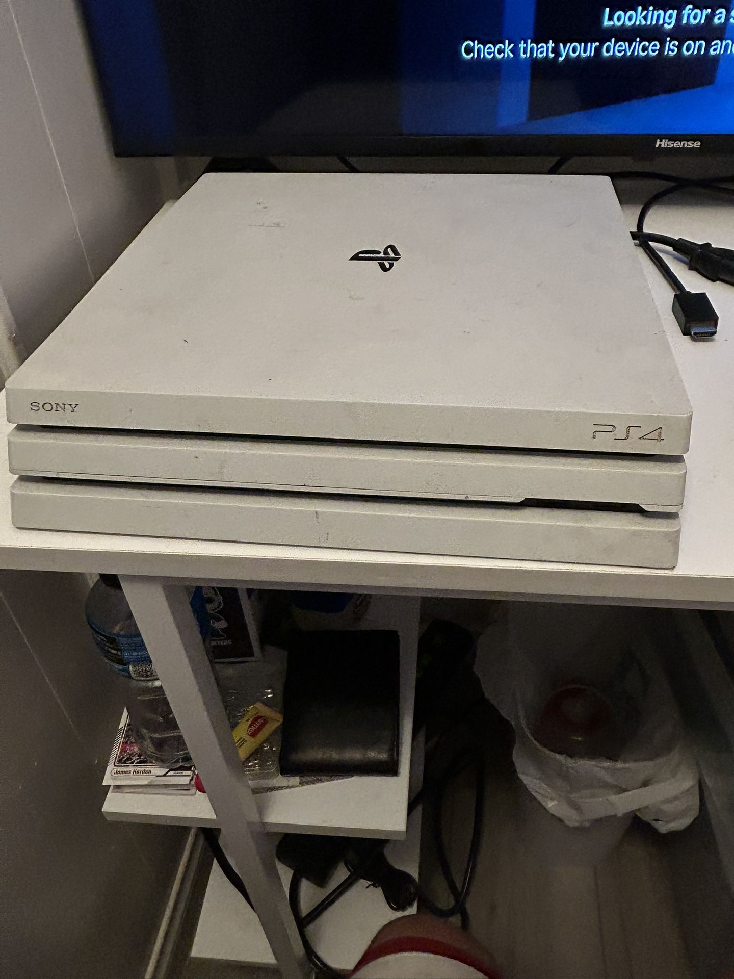 Selling PlayStation Pro 800 Storage - Glacier White Comes With 3 Games
