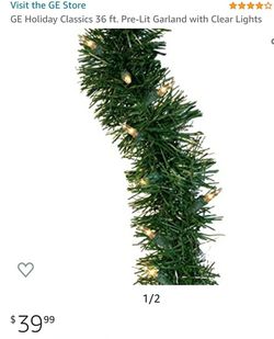 Pre-lit Garland (36 in)
