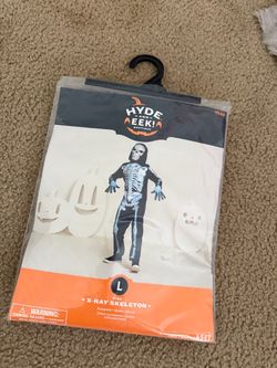 Hyde & EEK Kids X-Ray Skeleton Halloween Costume Size L