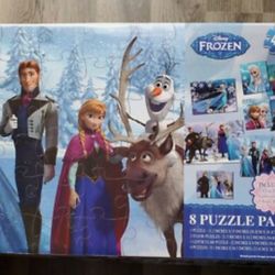 Disney Frozen Puzzles - 8 Pack