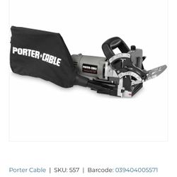 Porter Cable 557 Deluxe Plate Joiner / Biscuit Joiner Kit