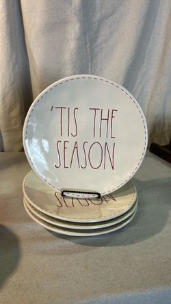 Rae Dunn Christmas Dinner Plates
