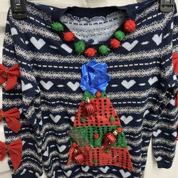 Kids Funky Holiday Sweater Size 6