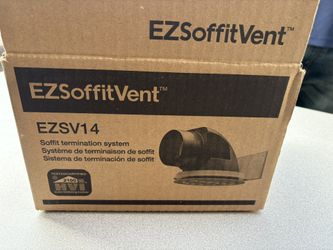 EZSoffitVent - Soffit Vent - Soffit Termination System for Ventilation Exhaust Fans. New 